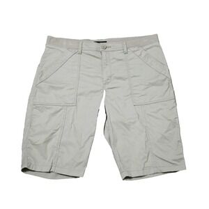 Lee Women's Bermuda Shorts Relaxed Fit Mid Rise Tan Size 16 Medium